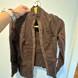 XCVI Chocolate Brown Jacket
